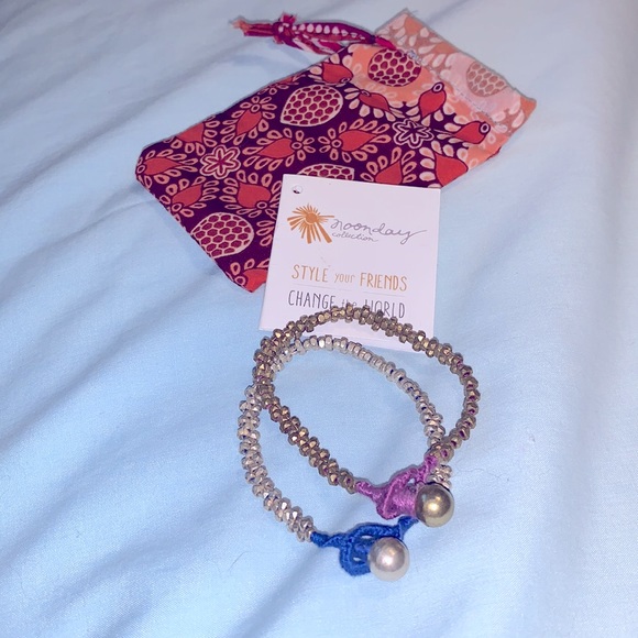 Noonday Bracelets Gold and Silver - Picture 2 of 2